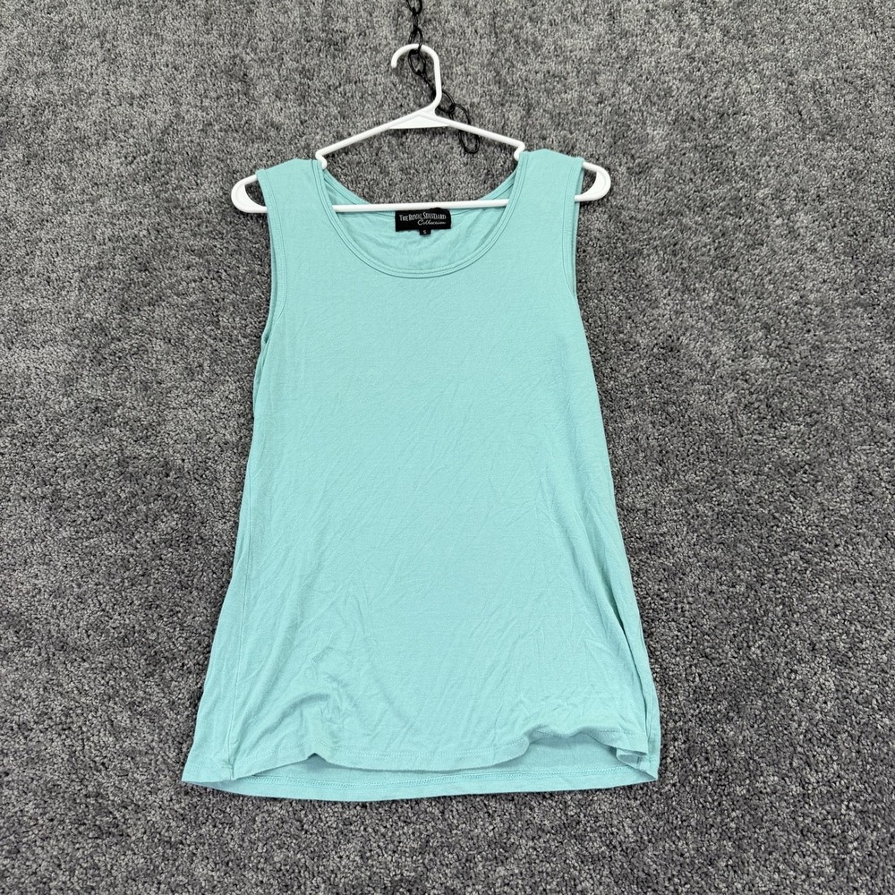 The Royal Standard Collection Tank Top Womens Small Blue Scoop Neck Stretch